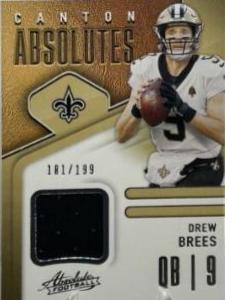 Drew Brees #6 Football Cards 2021 Panini Absolute Canton