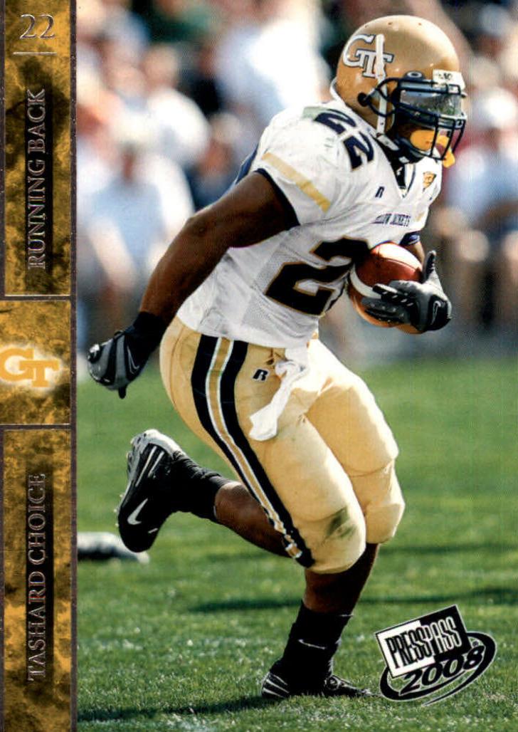 Tashard Choice #47 2008 Press Pass Football