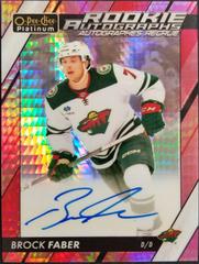 Brock Faber [Red Prism] #R-BF Hockey Cards 2023 O-Pee-Chee Platinum Rookie Autograph Prices
