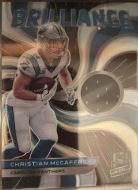 Christian McCaffrey #BRL-CMC Football Cards 2022 Panini Spectra Brilliance