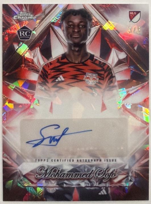 Mohammed Sofo #SSA-MS 2025 Topps Chrome Sapphire MLS Selections Autograph