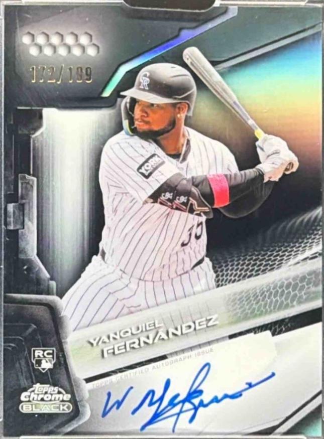 Yanquiel Fernandez [Refractor] #CBA-YF