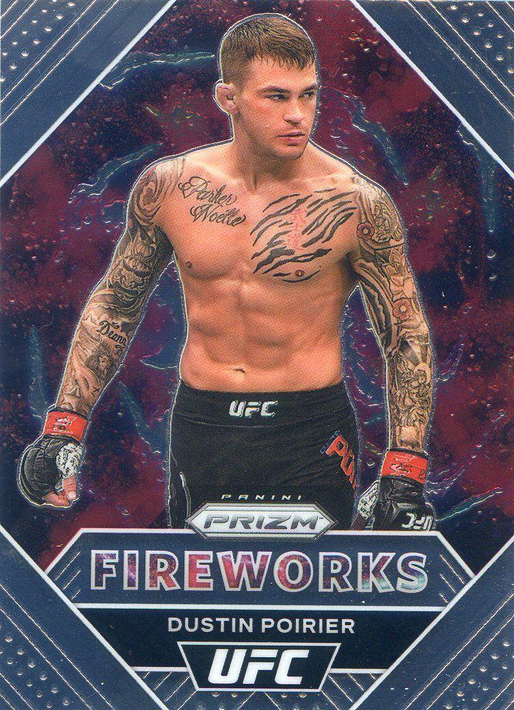 Dustin Poirier #19 Ufc Cards 2021 Panini Prizm UFC Fireworks