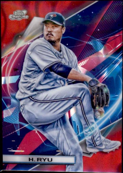 Hyun Jin Ryu [Red Flare Refractor] #74
