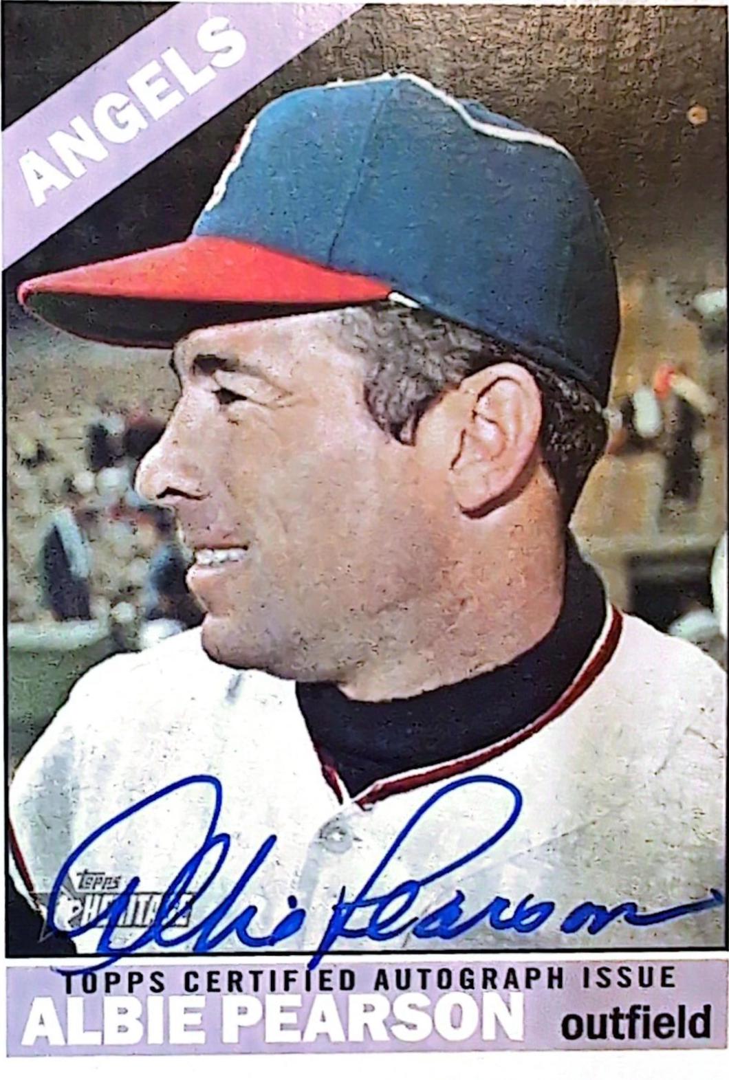 Albie Pearson #ROA-AP 2015 Topps Heritage Baseball Real One Autographs