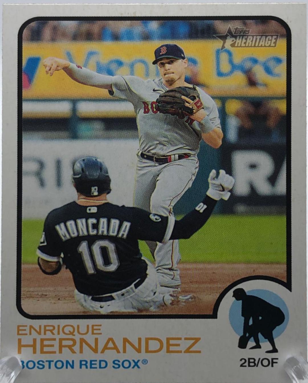Enrique Hernandez #188 2022 Topps Heritage Baseball