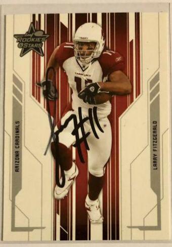 Larry Fitzgerald #3 Football Cards 2005 Leaf Rookies & Stars