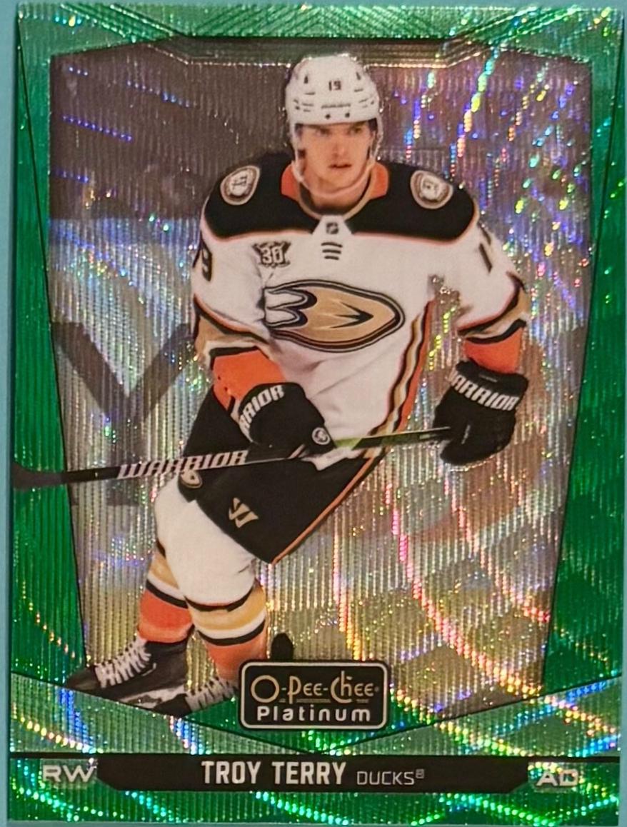 Troy Terry [Emerald Surge] #10 Prices | 2024 O-Pee-Chee Platinum ...