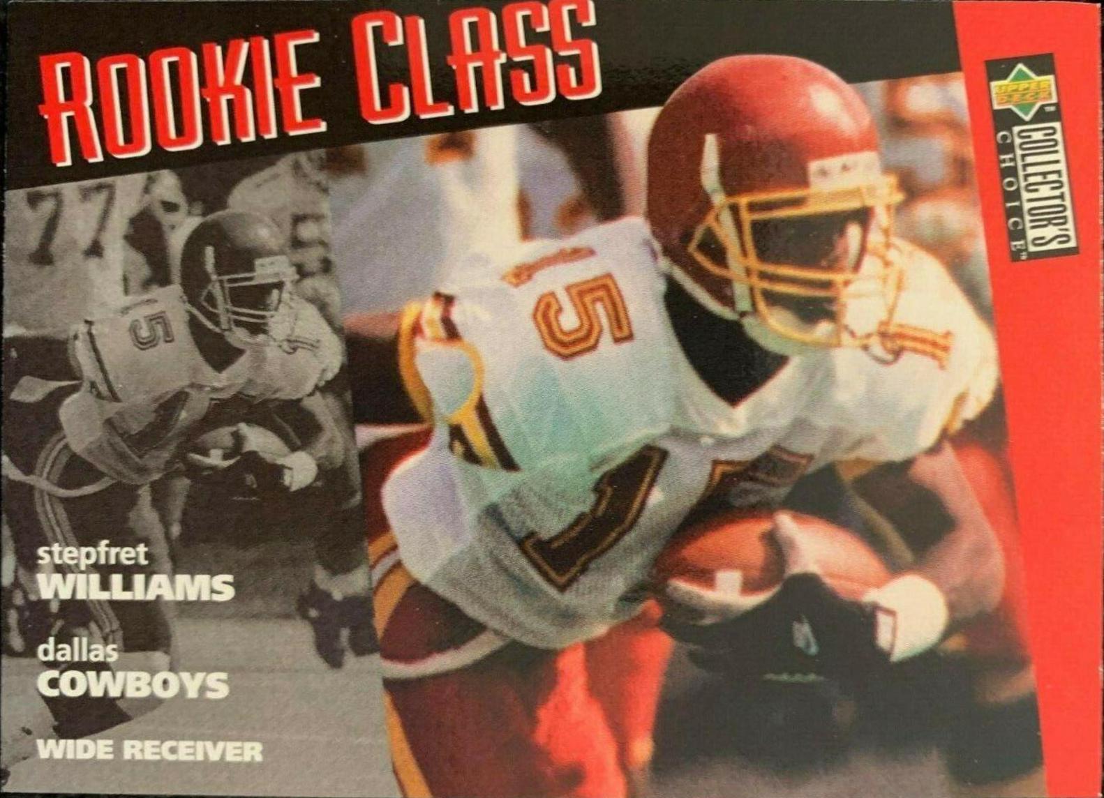 Stepfret Williams #31 Football Cards 1996 Collector's Choice
