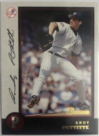 Andy Pettitte #3 Baseball Cards 1998 Bowman