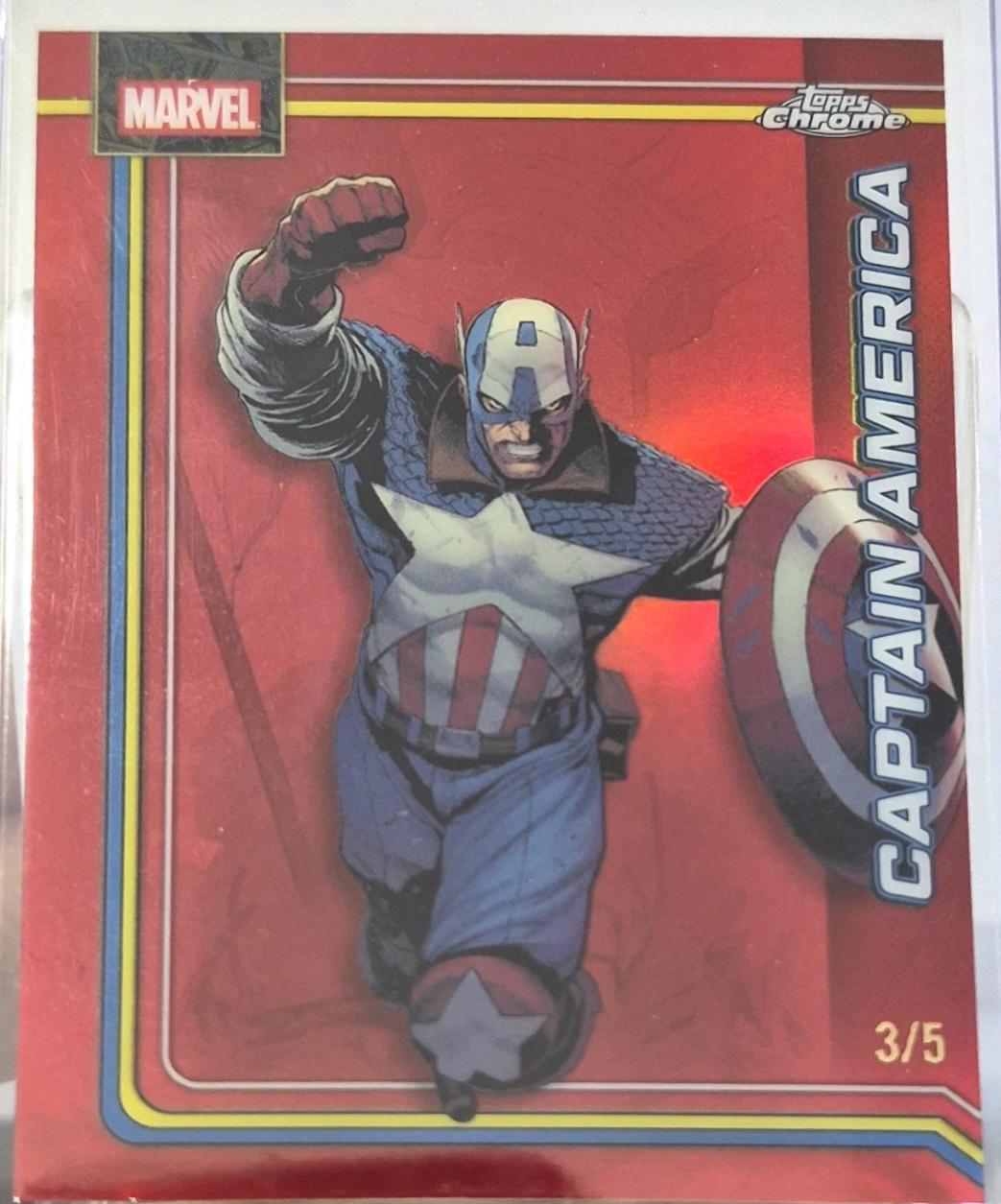 Captain America Red Refractor