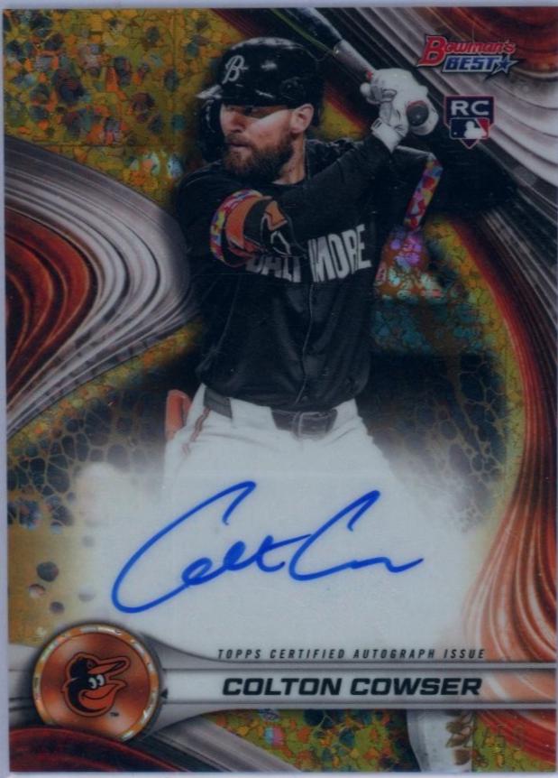 Colton Cowser [Gold Mini-Diamond Refractor] #B24-CC