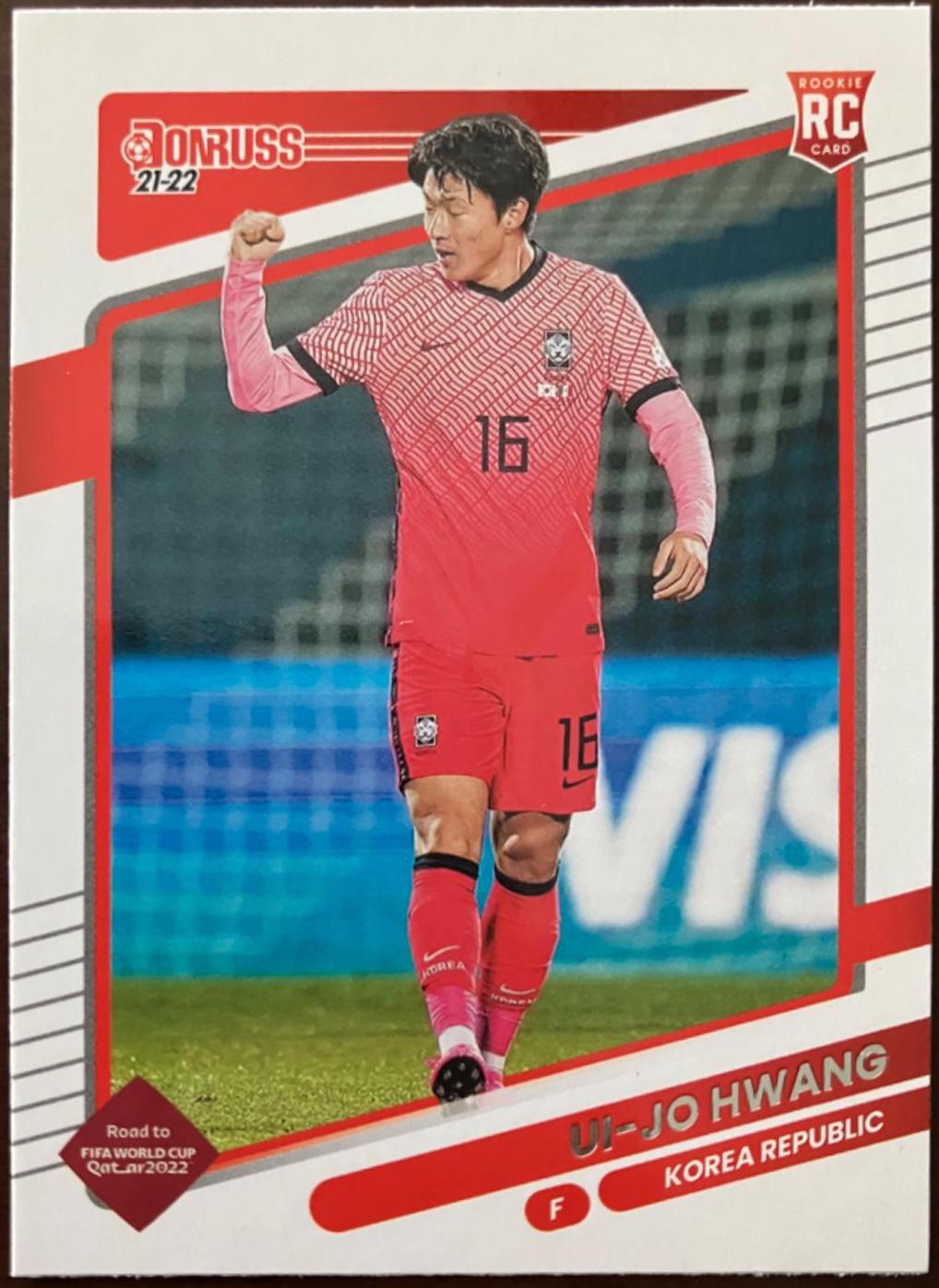 Ui jo Hwang #141 Soccer Cards 2021 Panini Donruss Road to Qatar