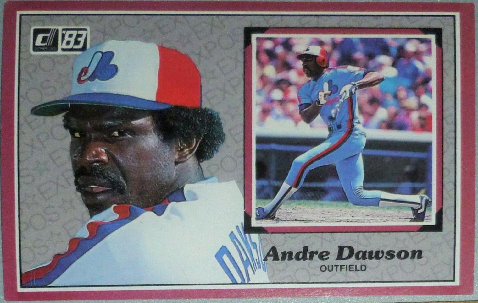 Andre Dawson #9 Baseball Cards 1983 Donruss Action All Stars