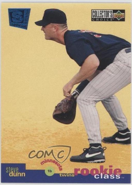 Steve Dunn #23 Baseball Cards 1995 Collector's Choice Se