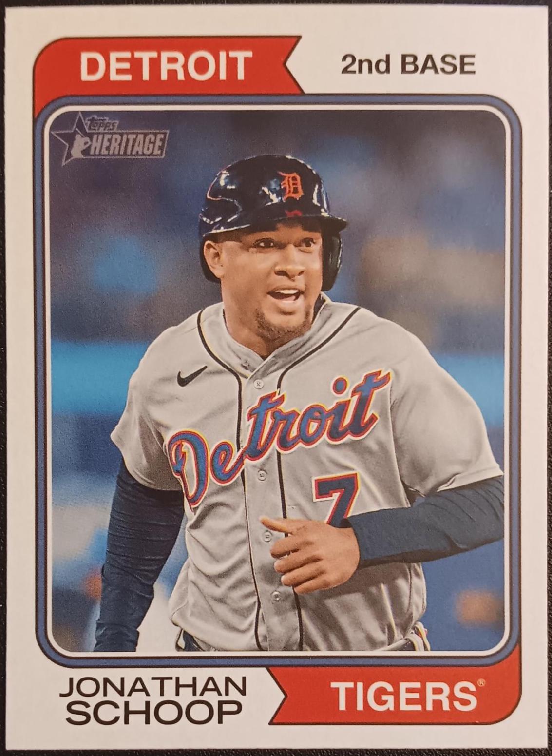 Jonathan Schoop #725 Baseball Cards 2023 Topps Heritage