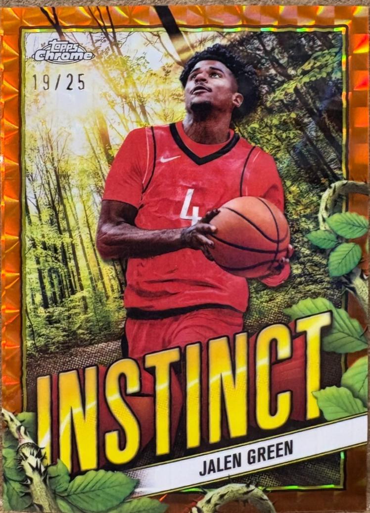 Jalen Green [Orange Geometric Refractor] #INS-17