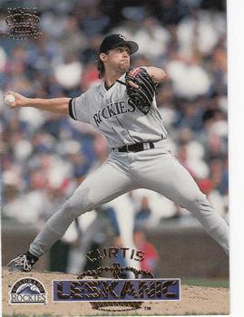 Curtis Leskanic #62 Baseball Cards 1996 Pacific Crown Collection