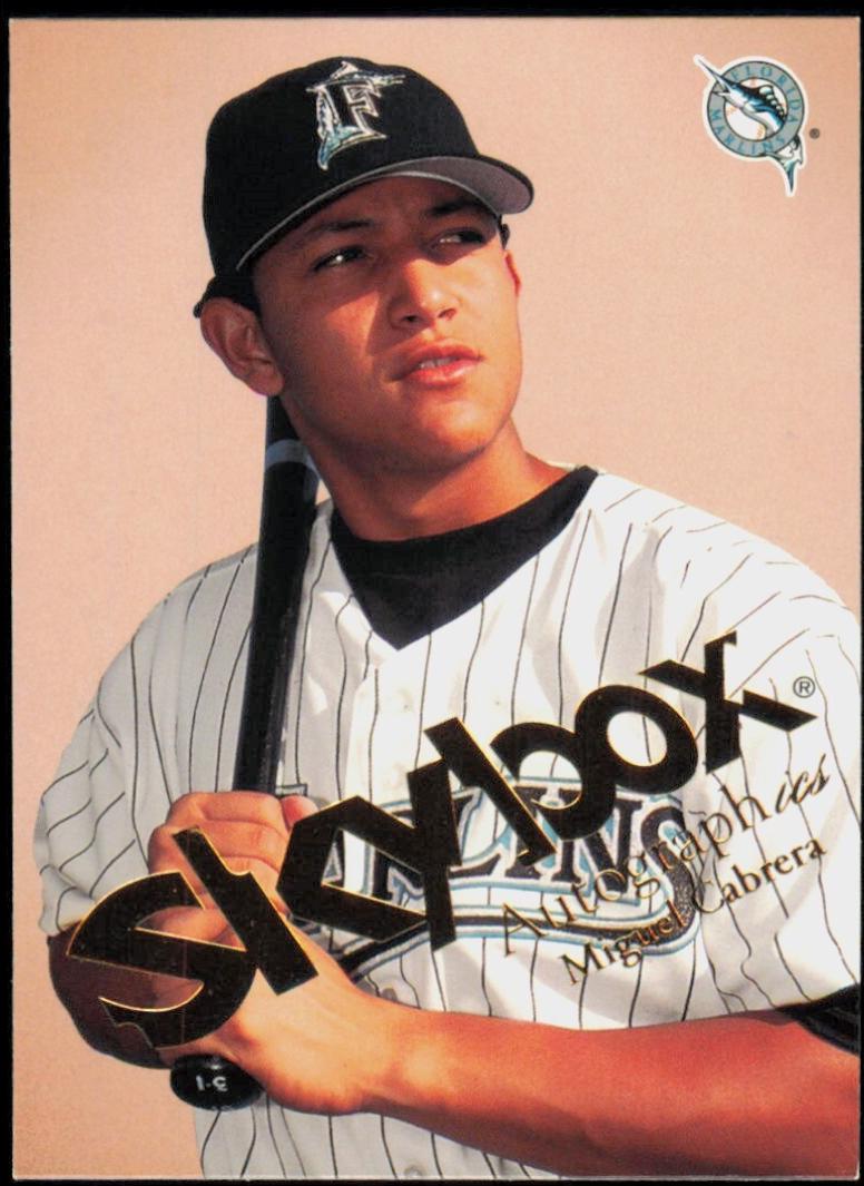 Miguel Cabrera #8 2004 Skybox Autographics Baseball