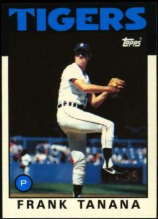 Frank Tanana #592 1986 Topps Tiffany Baseball