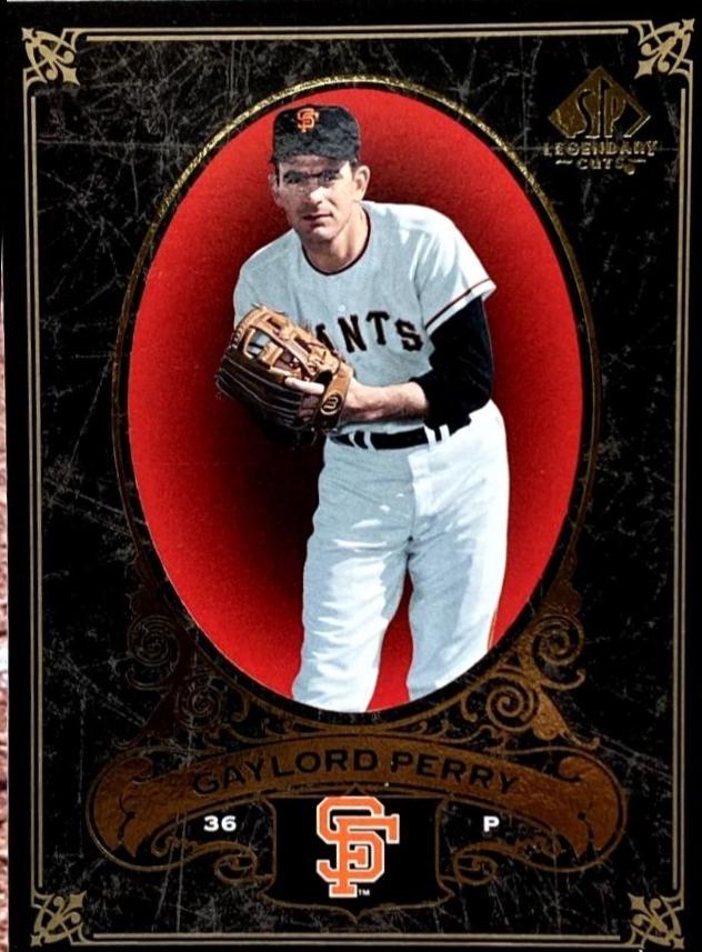 Gaylord Perry #82 Baseball Cards 2007 SP Legendary Cuts