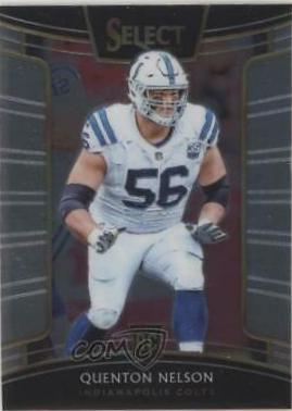 Quenton Nelson #2 Football Cards 2018 Panini Select