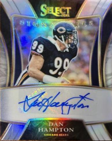 Dan Hampton #SSP-DAH 2021 Panini Select Football Select Signatures