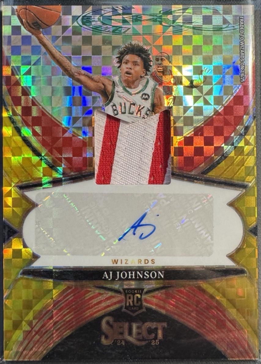 AJ Johnson [Gold Prizm] #RJA-AJJ