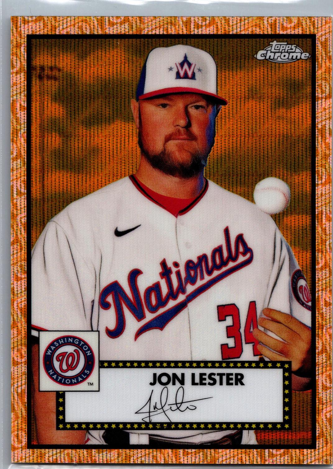 Jon Lester [Gold Rose Gold 70th Anniversary Wave Refractor] #231