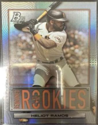 Heliot Ramos #RR-12 Baseball Cards 2022 Bowman Platinum Renowned Rookies