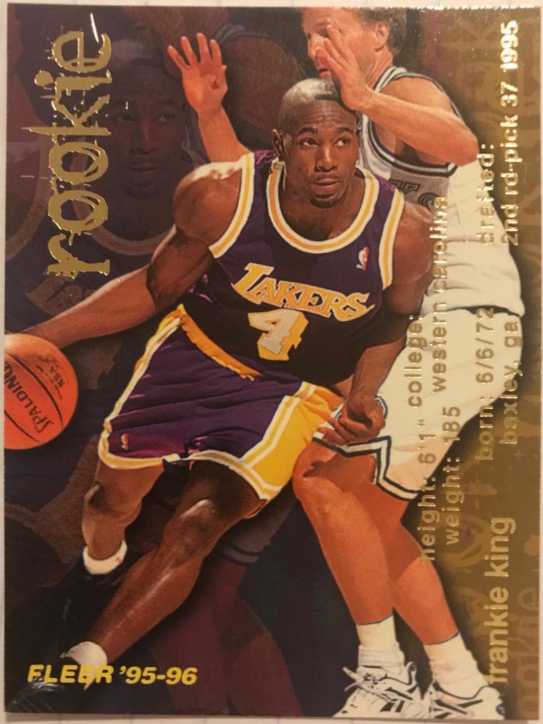 Frankie King #295 Basketball Cards 1995 Fleer