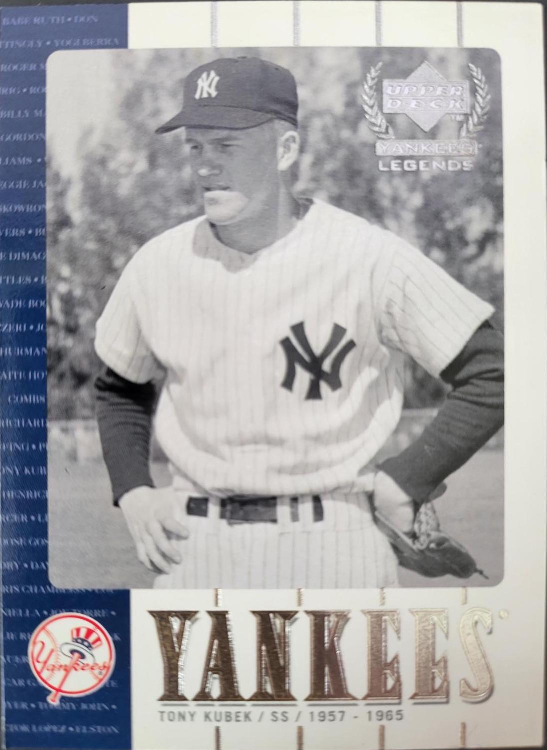 Tony Kubek #12 Baseball Cards 2000 Upper Deck Yankees Legends