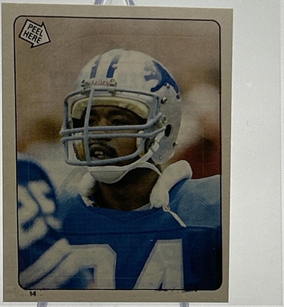 Dexter Bussey #14 Football Cards 1983 Topps Stickers