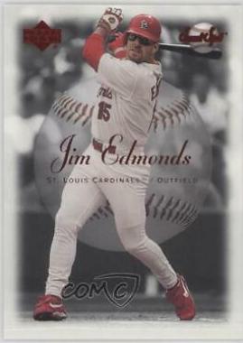 Jim Edmonds #37 Baseball Cards 2001 Upper Deck Sweet Spot