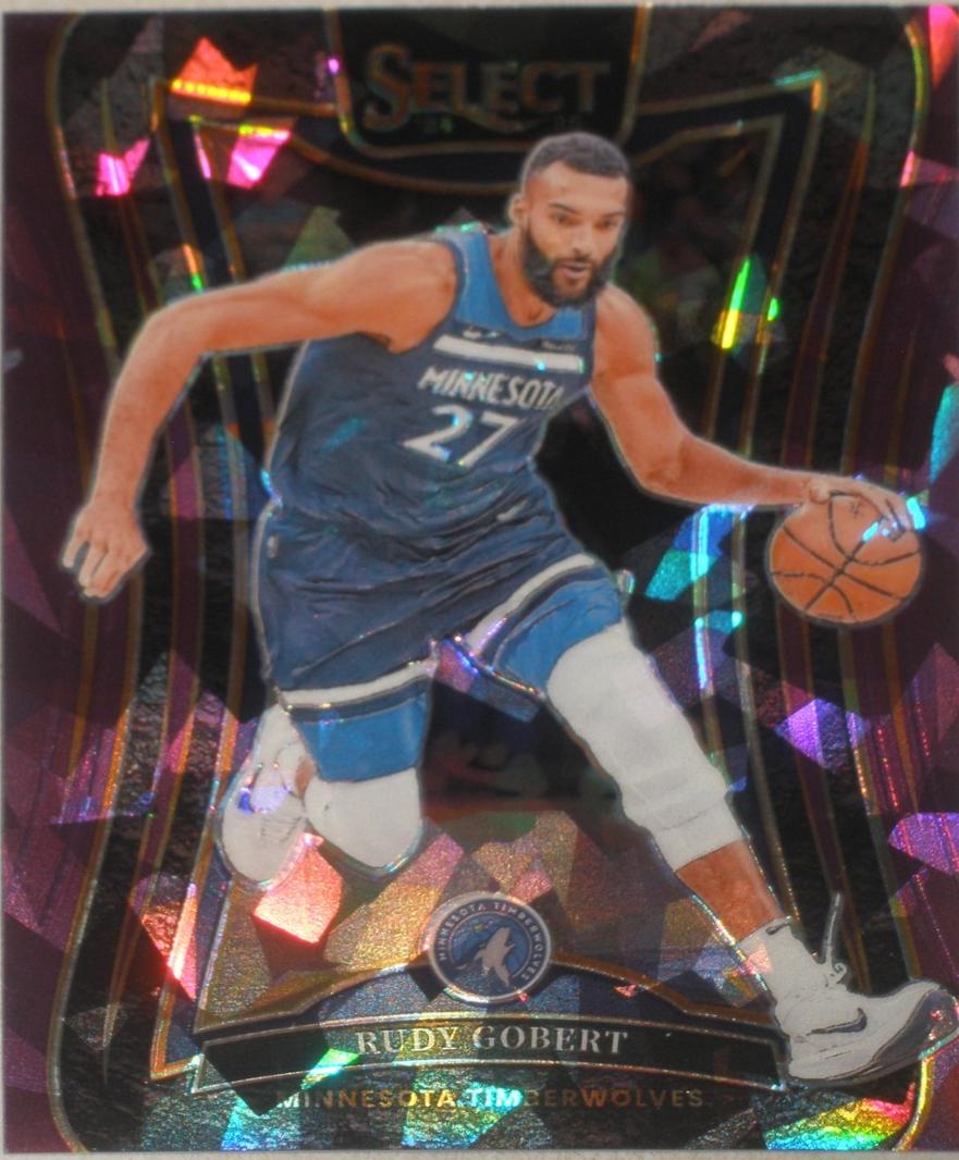 Rudy Gobert [Purple Cracked Ice Prizm] #318