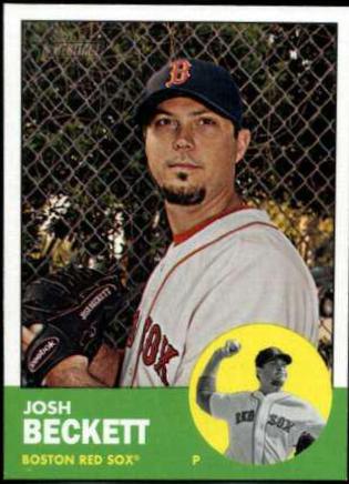 Josh Beckett #28 Baseball Cards 2012 Topps Heritage