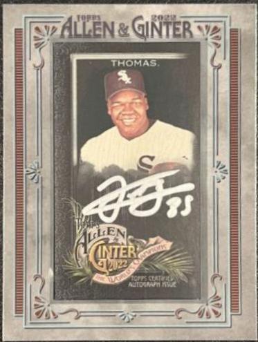 Frank Thomas [X Black Frame] #MA-FT