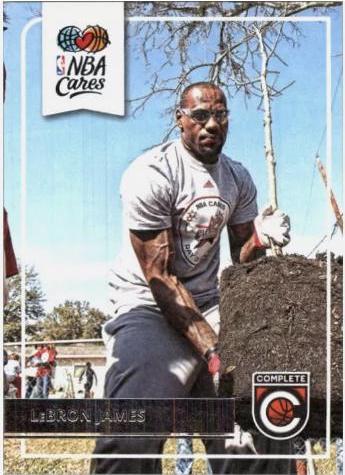 LeBron James #13 Basketball Cards 2015 Panini Complete NBA Cares