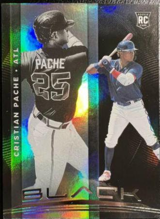 Cristian Pache #1 Baseball Cards 2021 Panini Chronicles Black