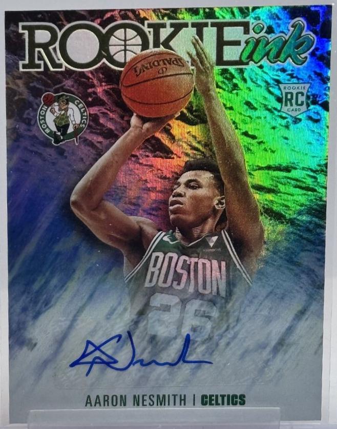 Aaron Nesmith #RI-ANM Basketball Cards 2020 Panini Hoops Rookie Ink