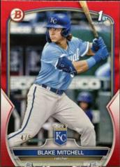 Blake Mitchell [Red] #BD-133 Baseball Cards 2023 Bowman Draft Prices