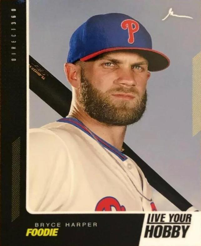 Bryce Harper #H10 Baseball Cards 2019 Topps X Gary Vee DIRECT360 Live Your Hobby