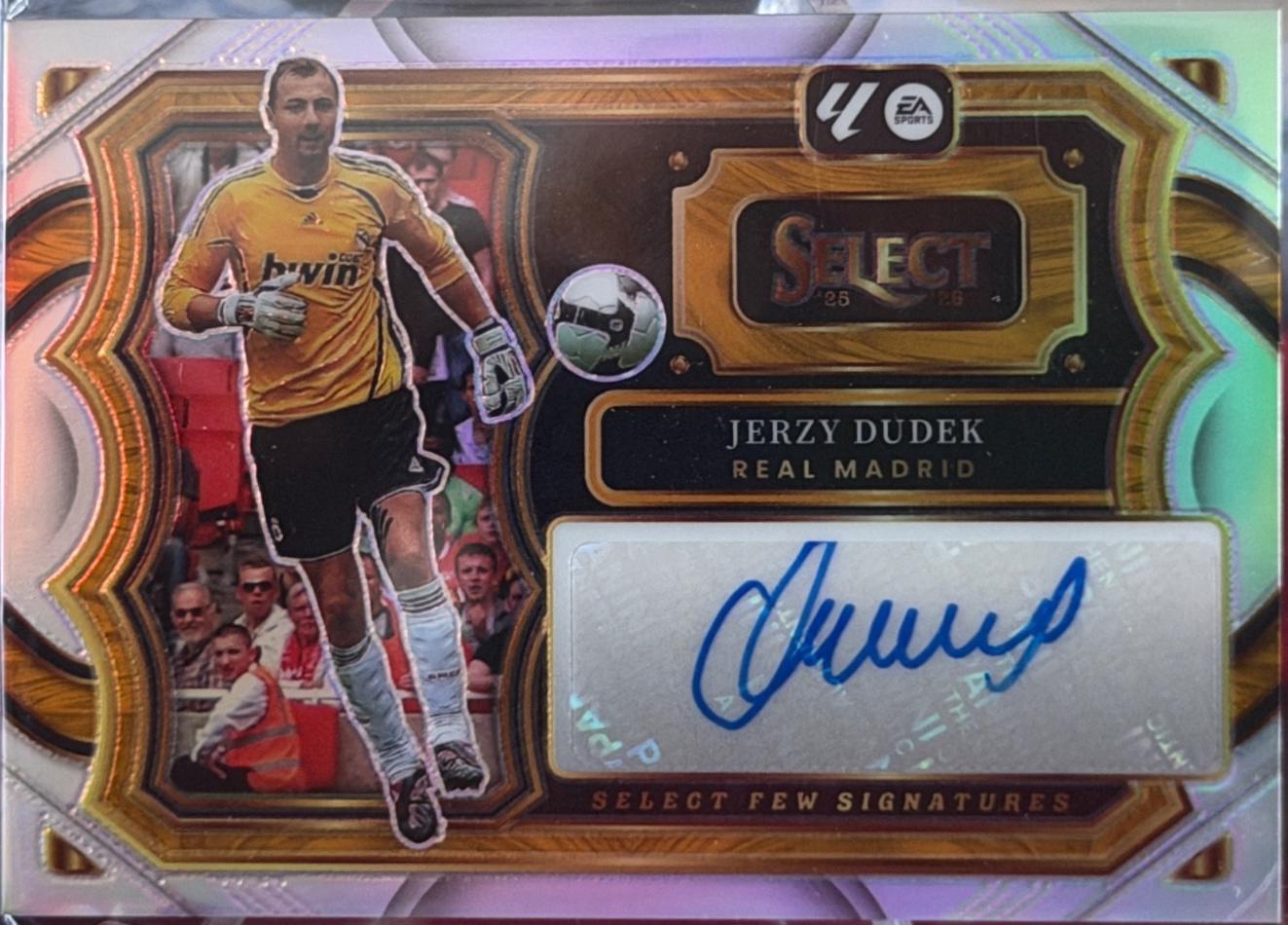 Jerzy Dudek #27 2025 Panini Select LA Liga Select Few Signature