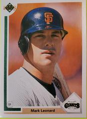 Mark Leonard #557 Baseball Cards 1991 Upper Deck Prices