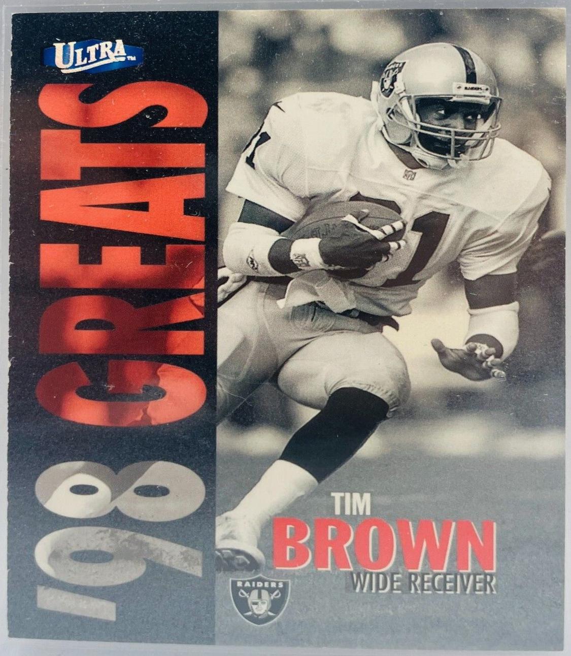 Tim Brown #383P 1998 Ultra Football