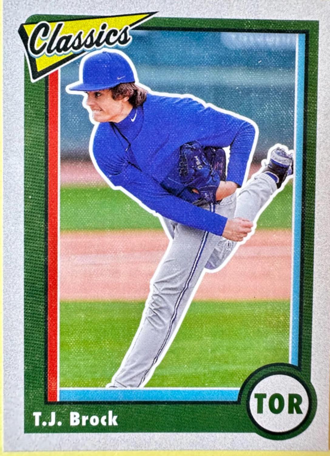 T. J. Brock #3 Baseball Cards 2023 Panini Chronicles Classics