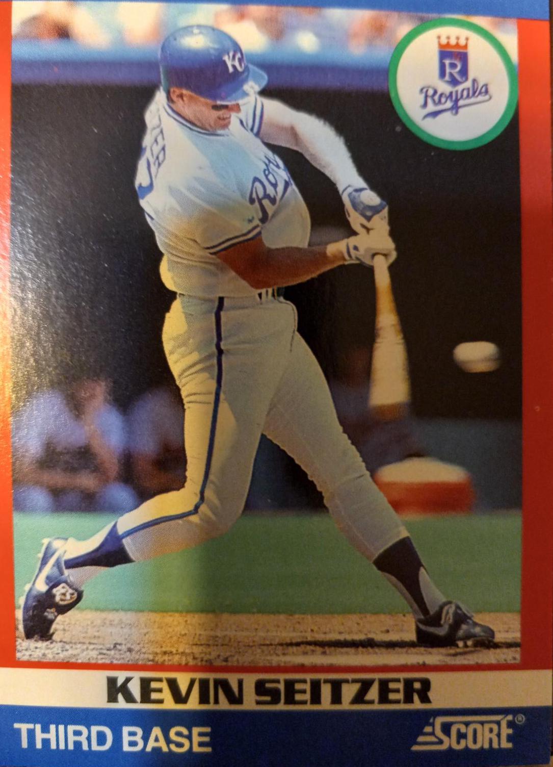 Kevin Seitzer #97 Baseball Cards 1991 Score Superstars