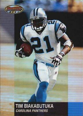Tim Biakabutuka #39 Football Cards 2001 Bowman's Best