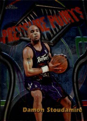 Damon Stoudamire #5 Basketball Cards 1997 Topps Chrome Season's Best