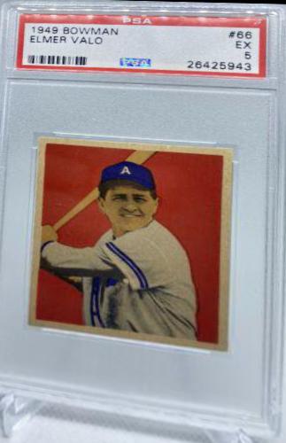 Elmer Valo #66 Baseball Cards 1949 Bowman